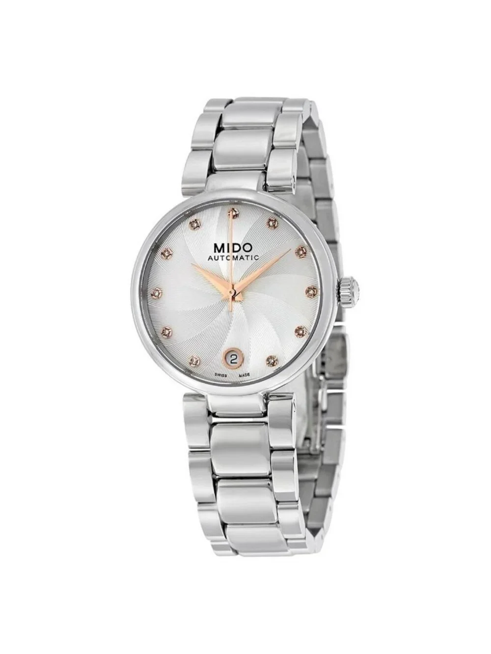 NWT Mido Baroncelli II Automatic Ladies Watch M022.207.11.036.10